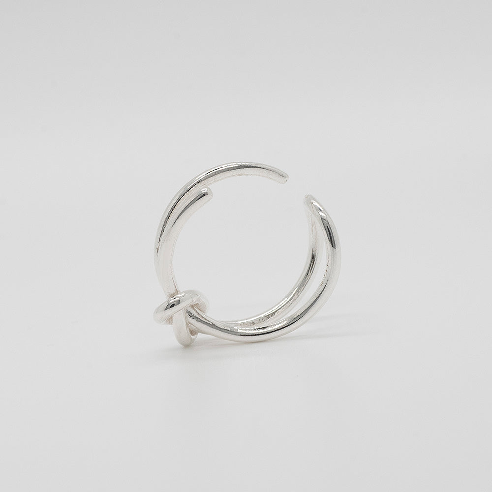 925 silver breast tie open ring_KWAJE008