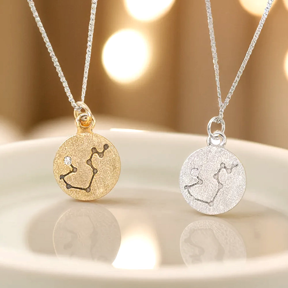 925 Silver Constellation Pendant Necklace_KWAJE218