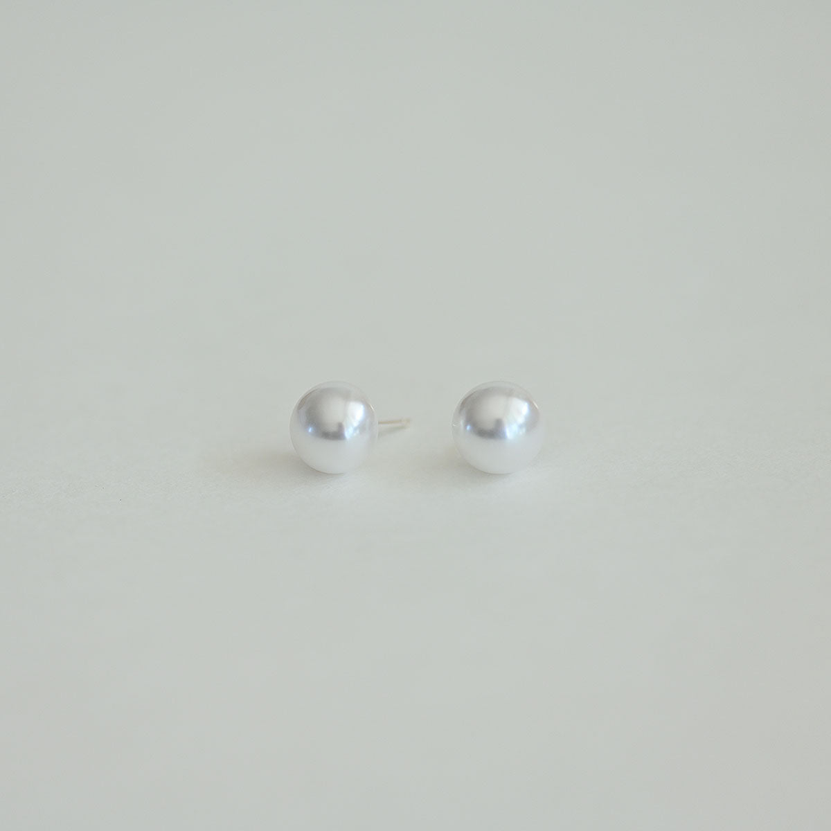 925 silver glass pearl earrings_KWAJE236