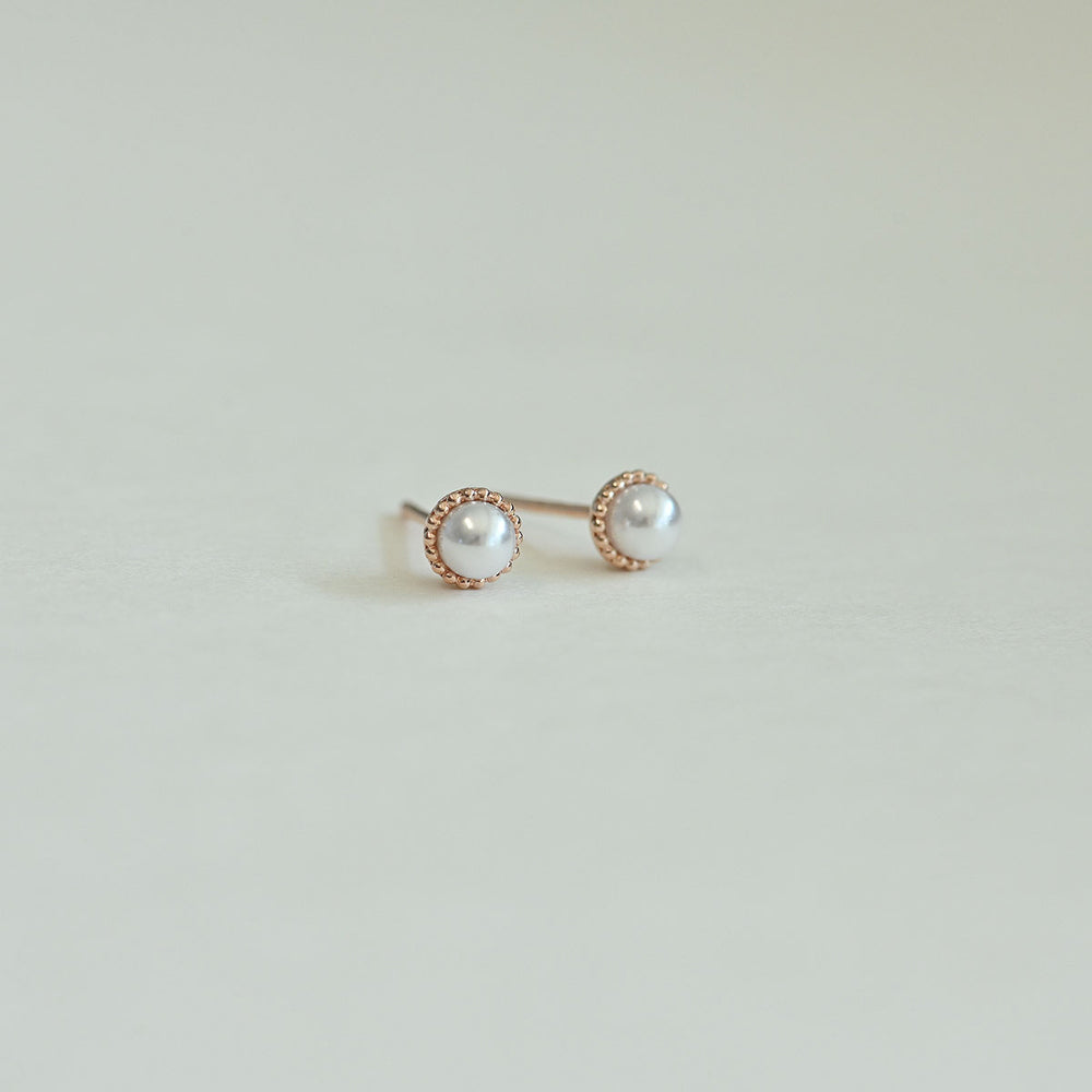 925 silver pearl stud earrings_KWAJE496