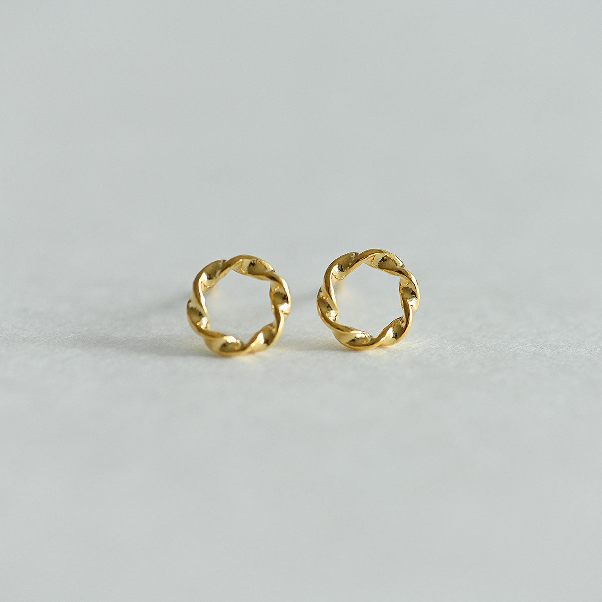 925 silver twilly stud earrings_KWAJE502