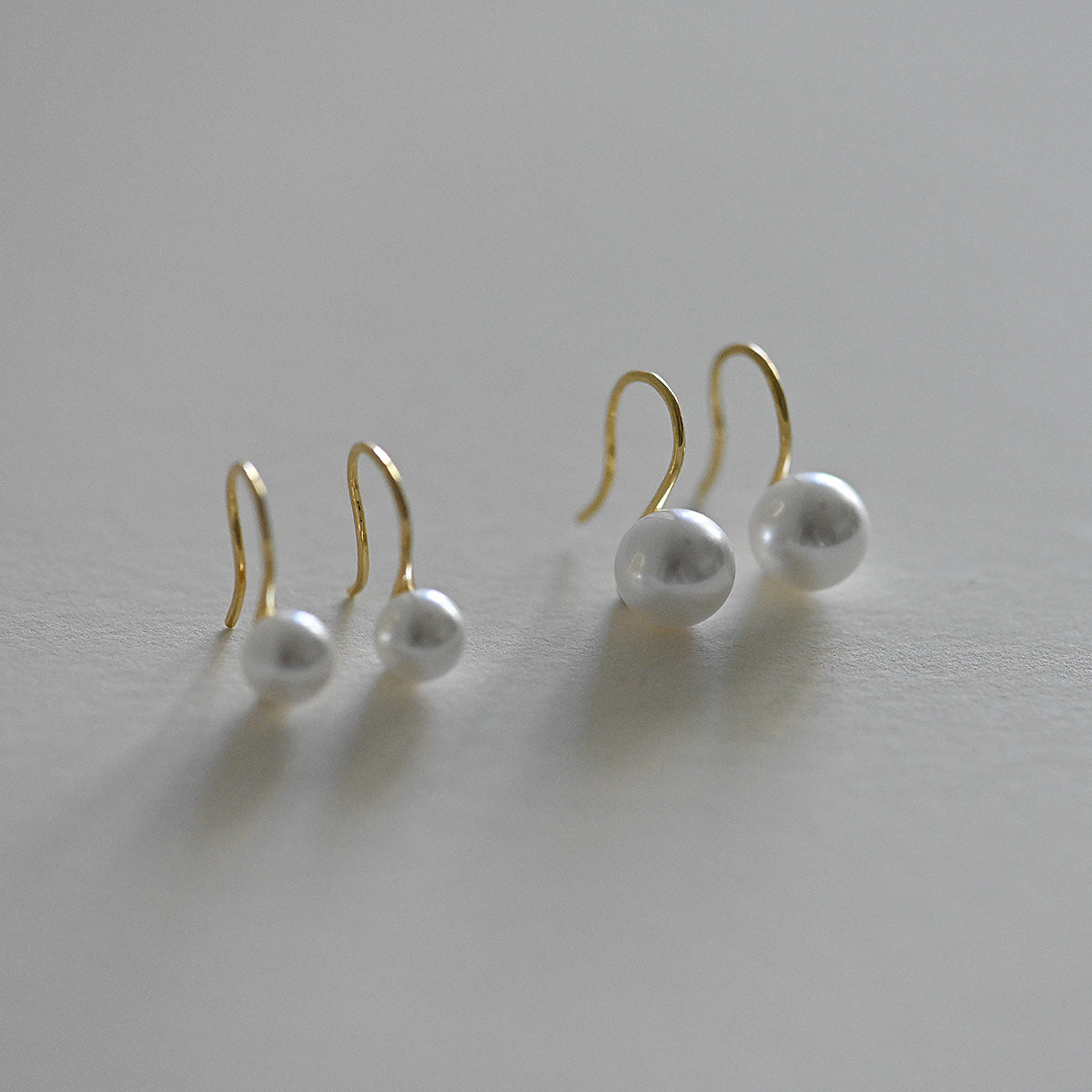 925 silver nuclear pearl hook earrings_KWAJE537