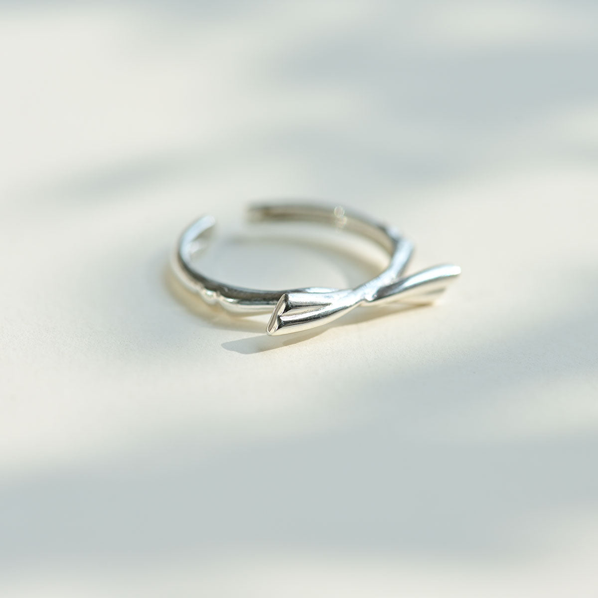 925 silver ribbon band open ring_KWAJE053