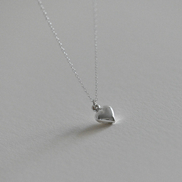 925 silver heart1 necklace_KWAJE634