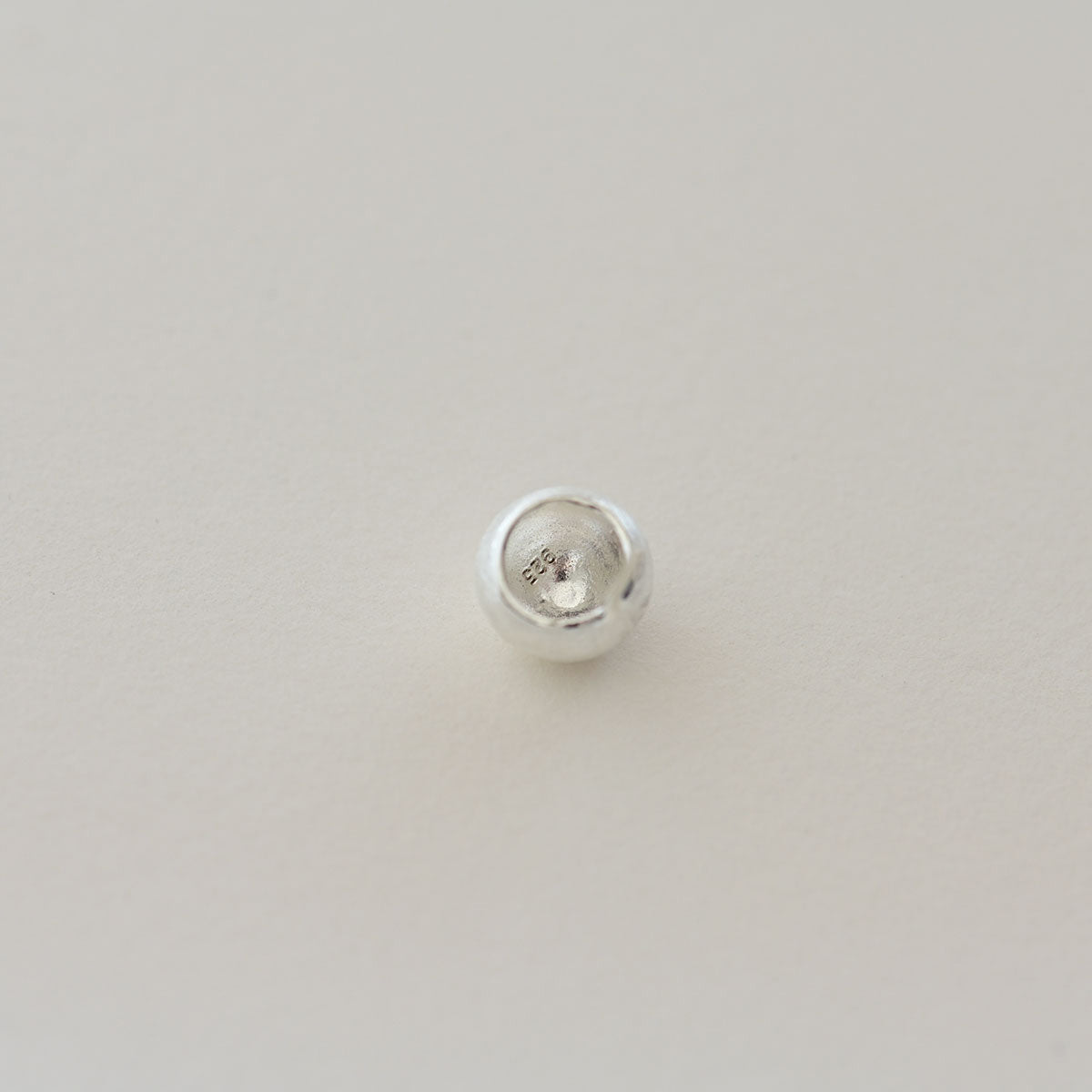 925 silver suji ball stud earrings_KWAJE541