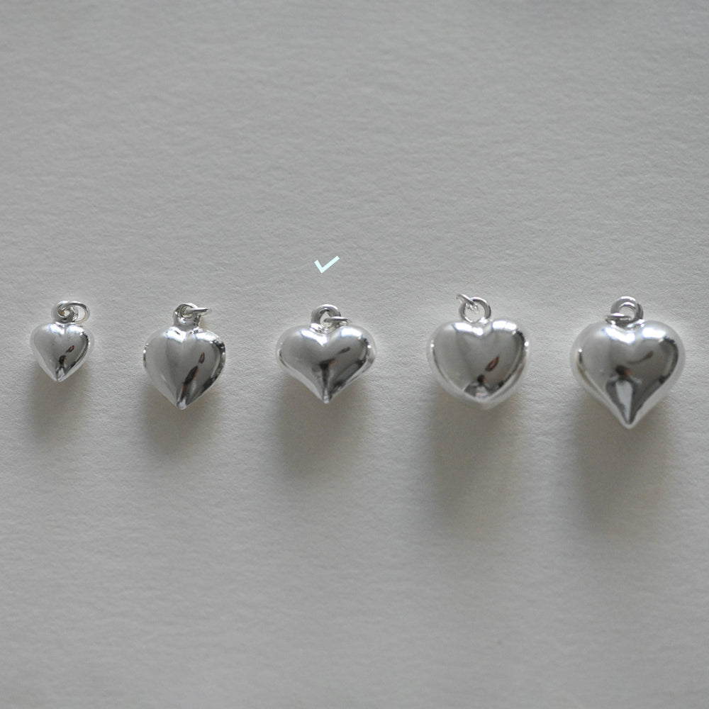 925 Silver Heart 3 Necklace_KWAJE091