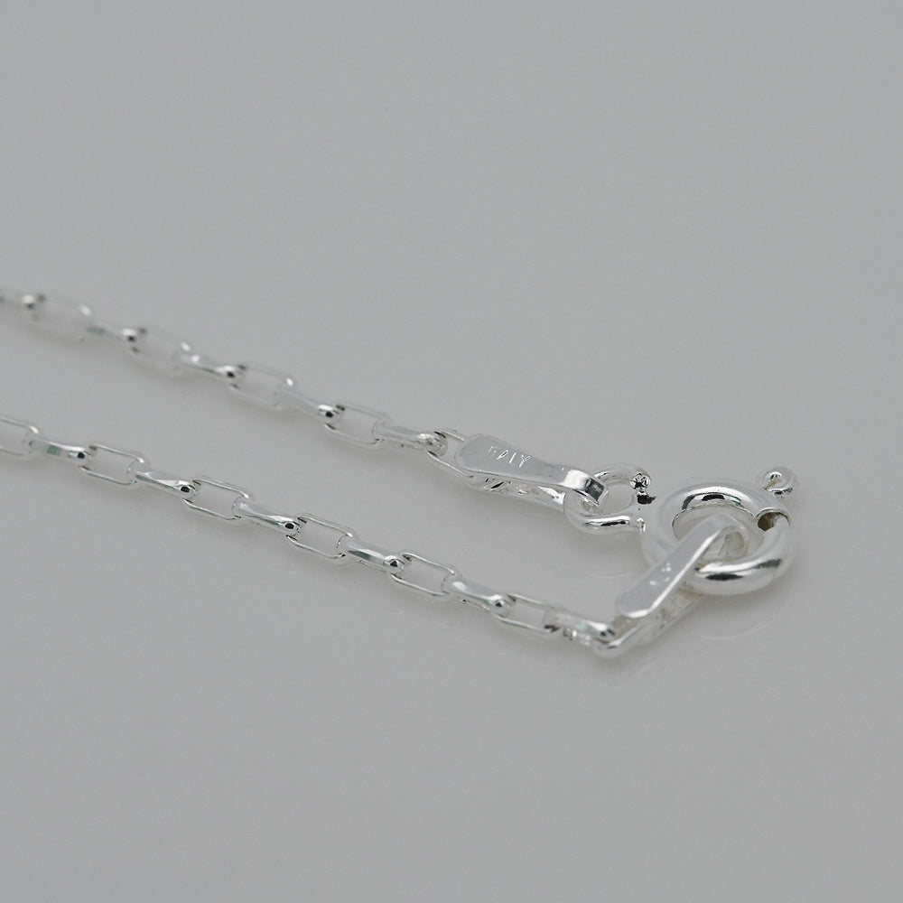 925 Silver Lolotaf Chain Necklace 40cm_KWAJE448