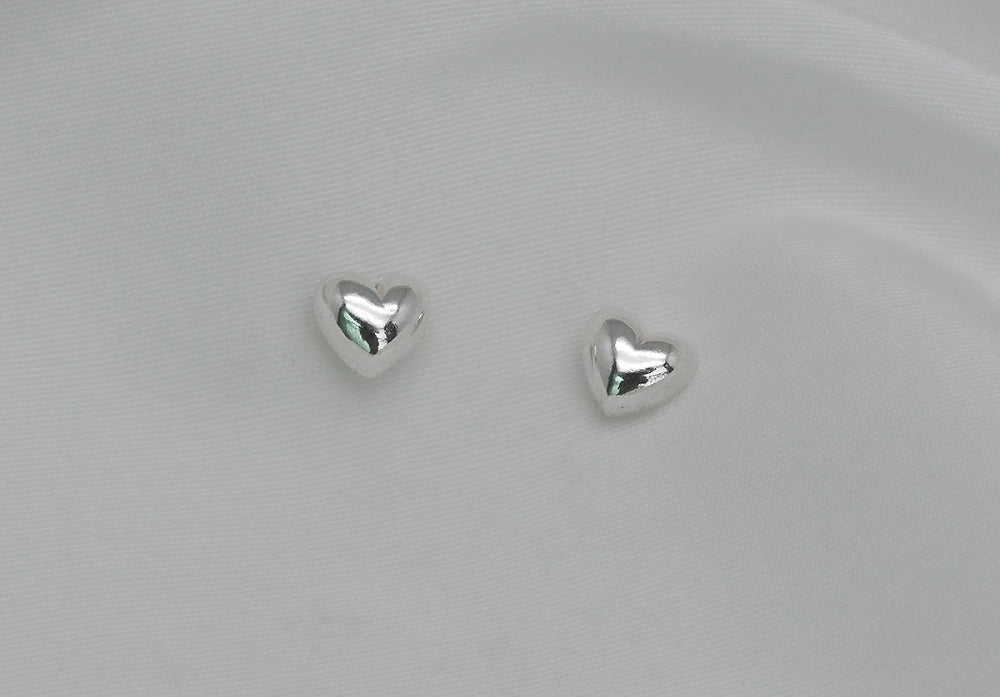 925 silver heart 4pc earrings_KWAJE532