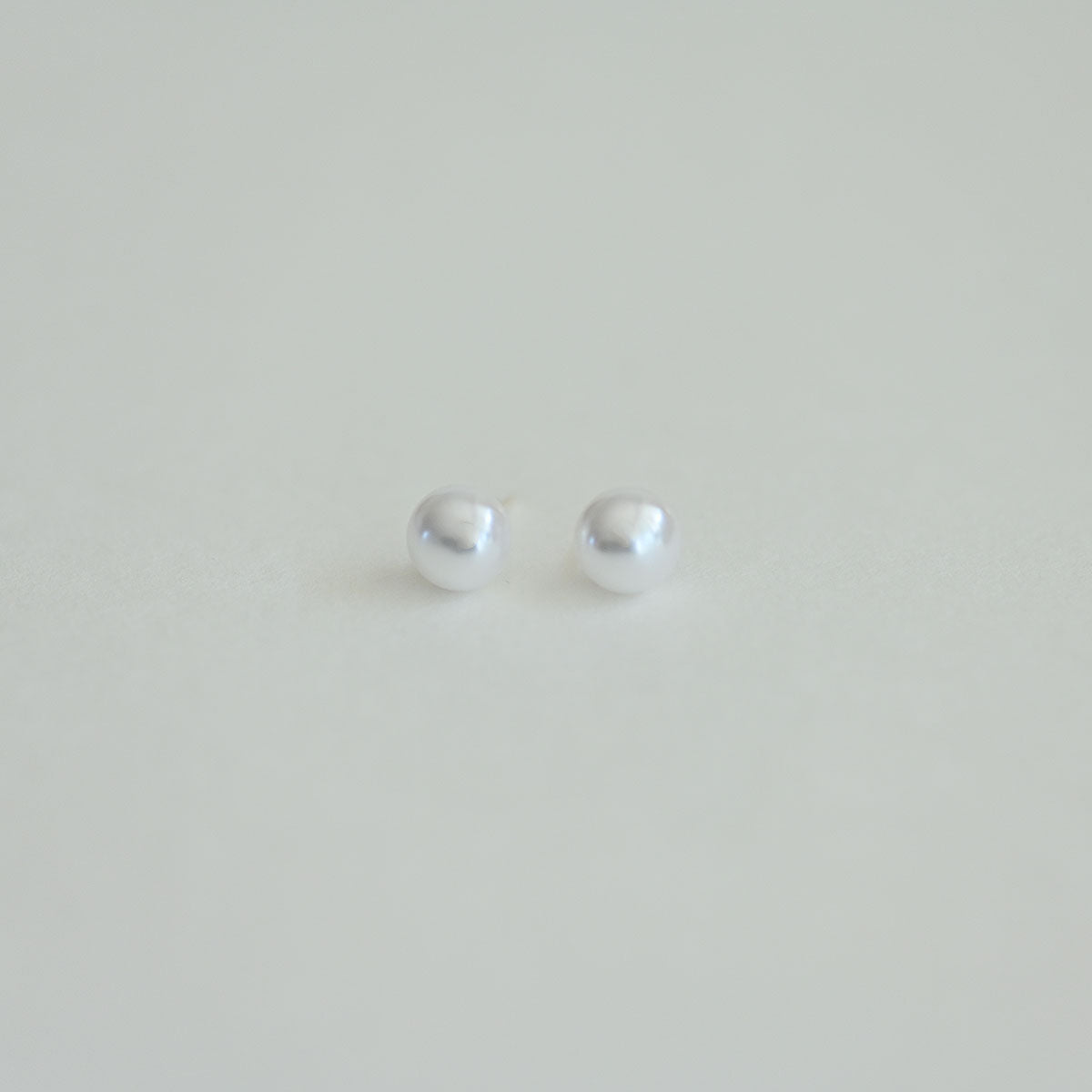 925 silver glass pearl earrings_KWAJE236