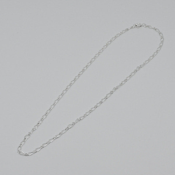 925 silver Figaro 250 chain necklace 40cm_KWAJE409