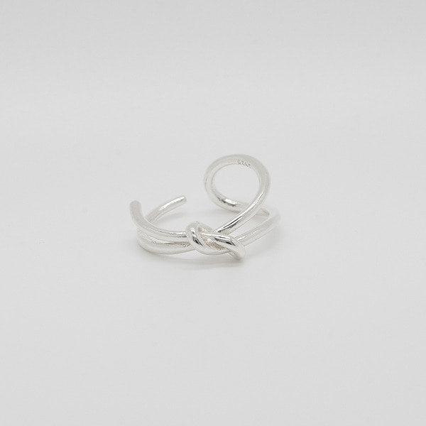 925 silver breast tie open ring_KWAJE008