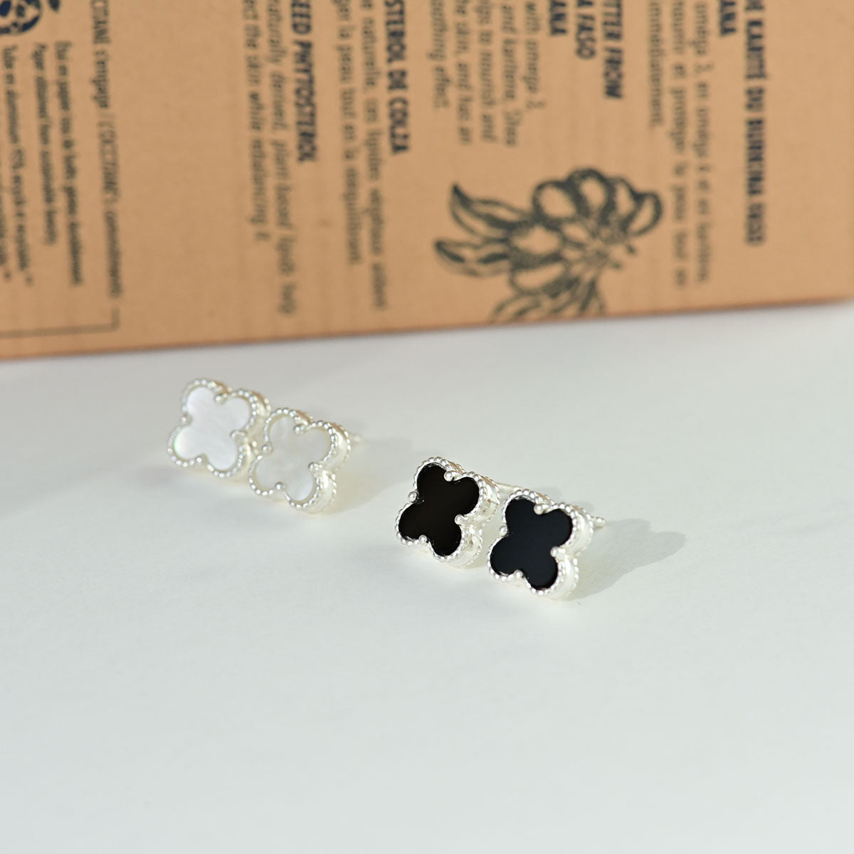 925 Silver Buckle Stud Earrings_KWAJE145