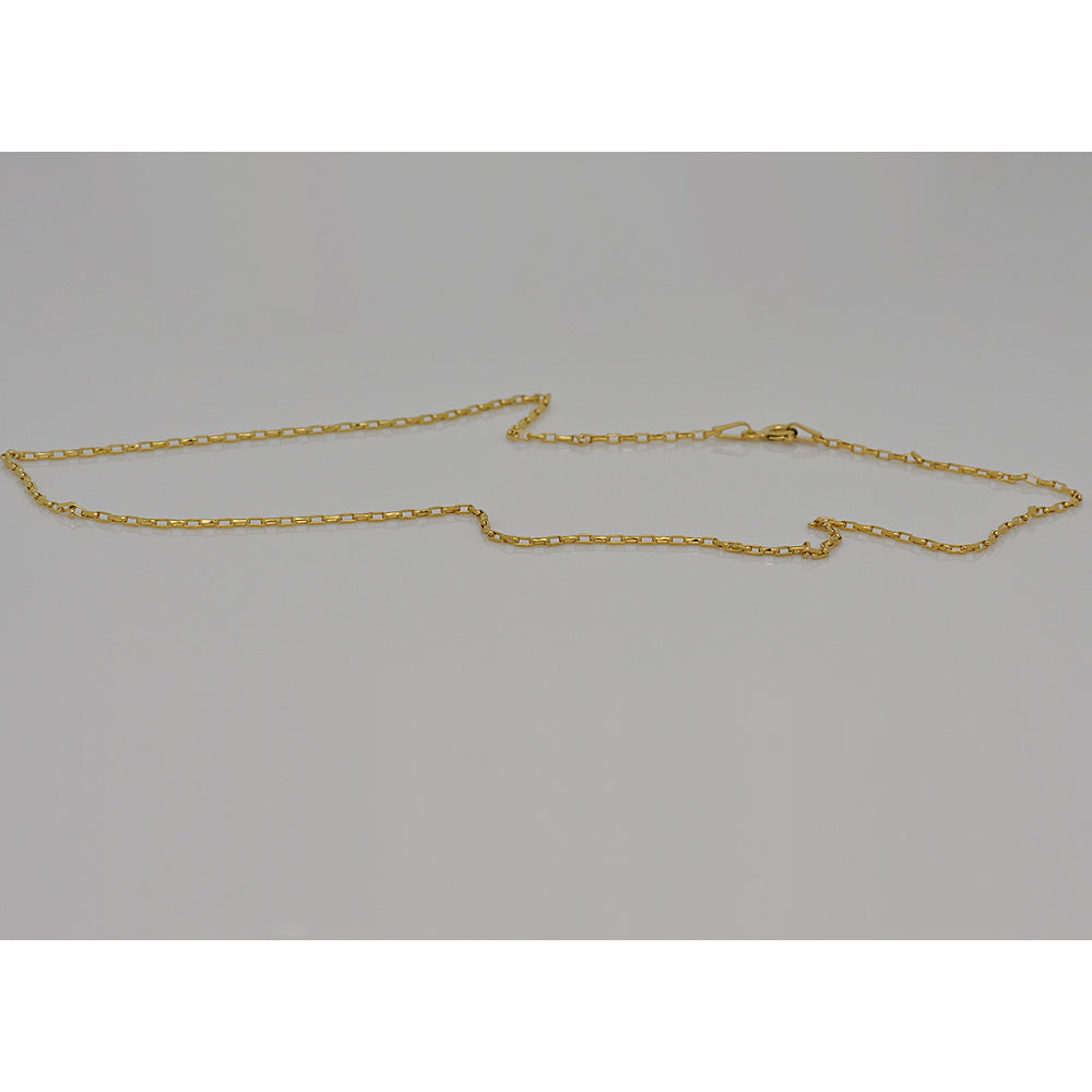 925 Silver Lolotaf Chain Necklace 40cm_KWAJE448