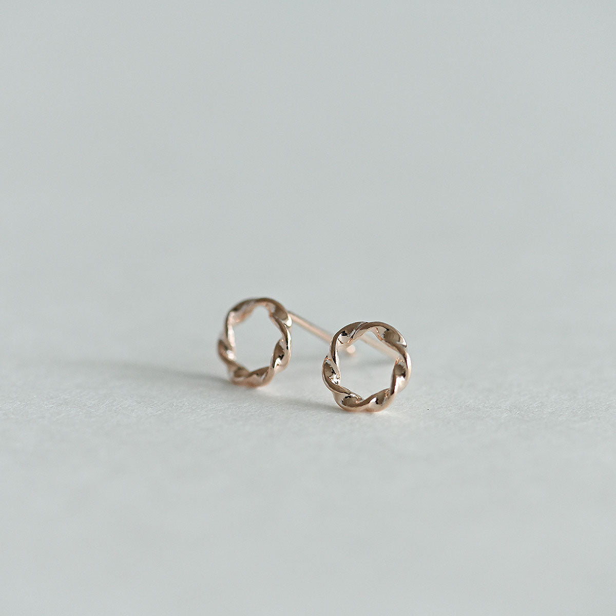 925 silver twilly stud earrings_KWAJE502