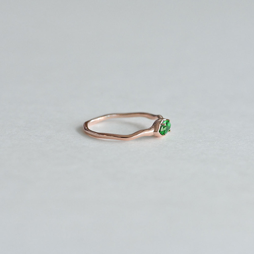 925 Silver Marquise Green Ring_KWAJE262