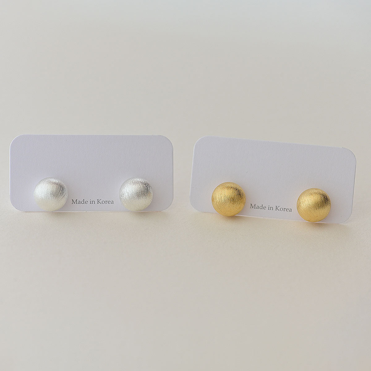 925 silver suji ball stud earrings_KWAJE541