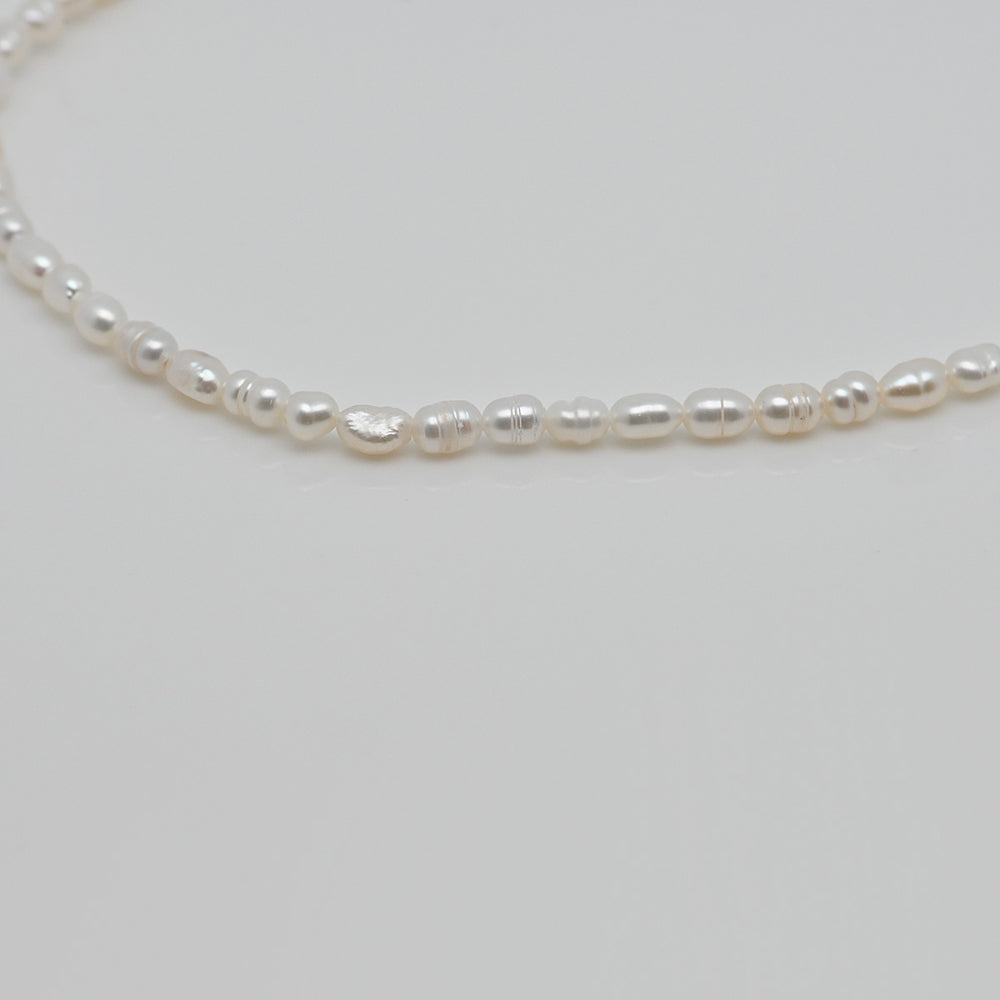 925 Silver Freshwater Pearl Necklace_KWAJE415