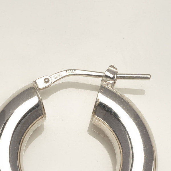 925 silver made in Italy bold ring one touch earrings_KWAJE242