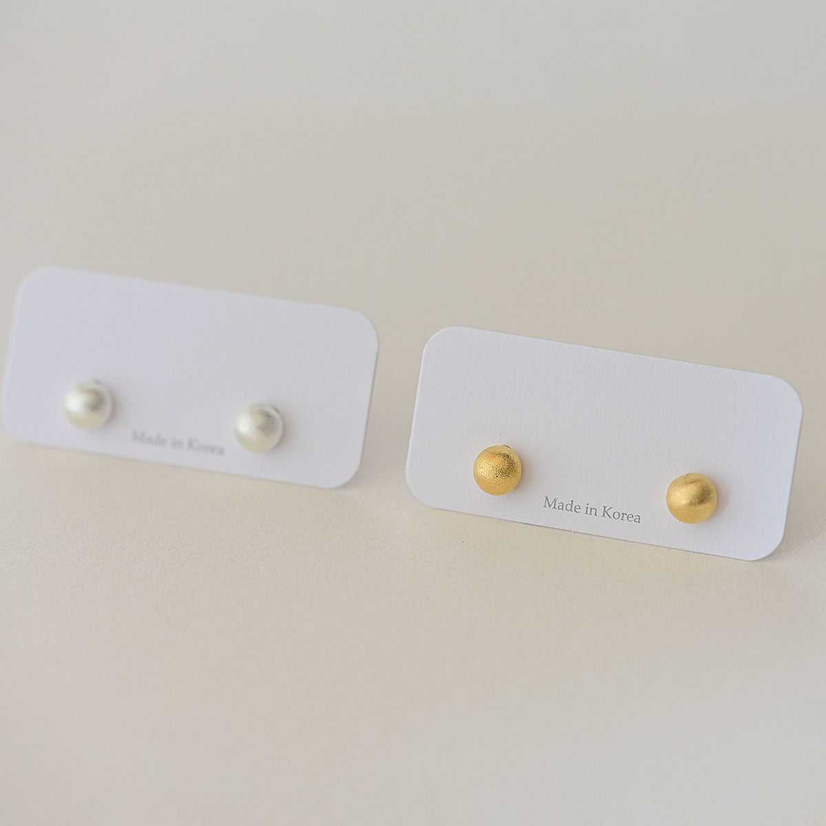 925 silver suji ball stud earrings_KWAJE541