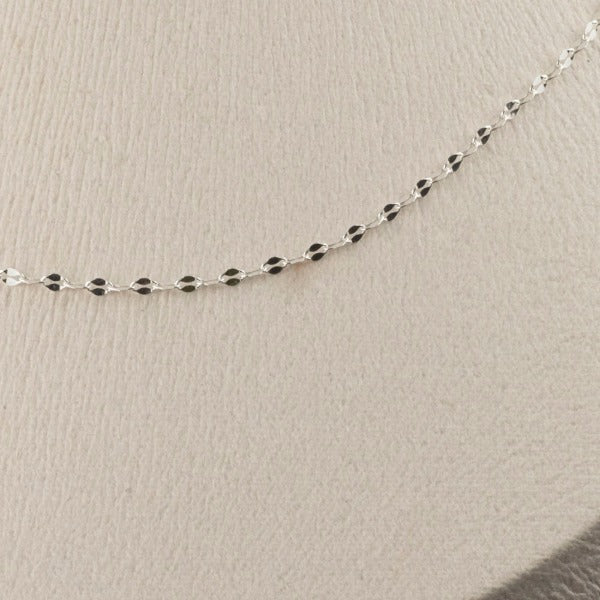 925 silver twinkle chain (small) necklace 38cm_KWAJE123