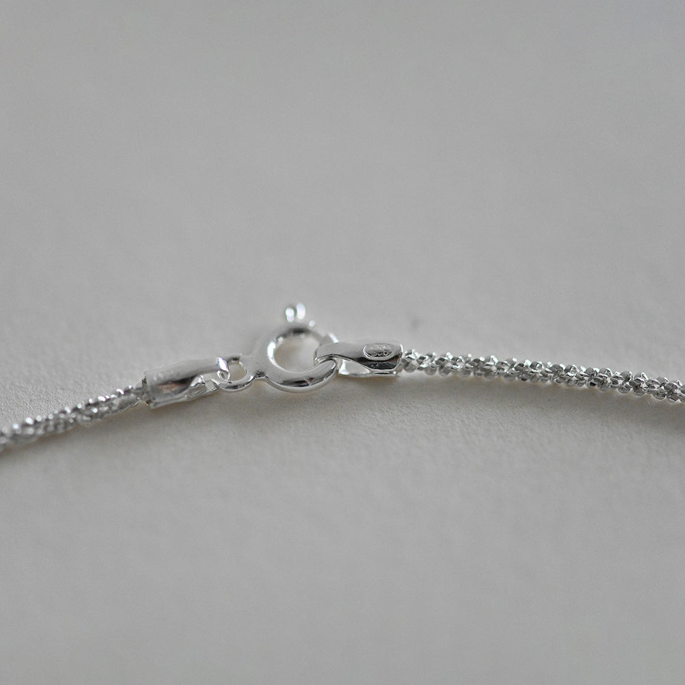 925 Silver Margherita Chain Necklace_KWAJE450