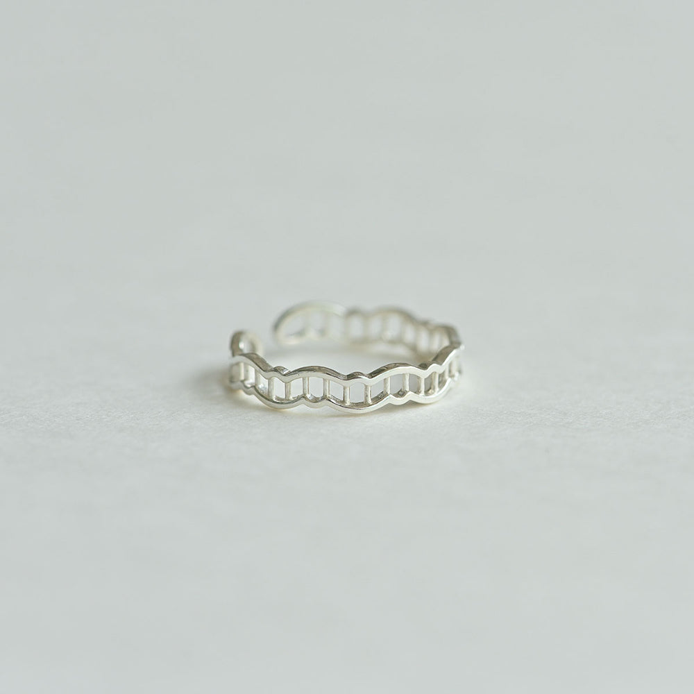 925 silver zigzag ladder open ring_KWAJE070