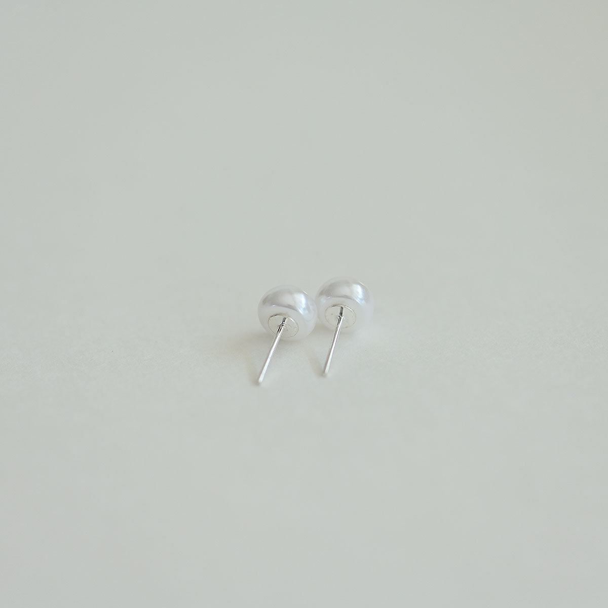 925 silver glass pearl earrings_KWAJE236