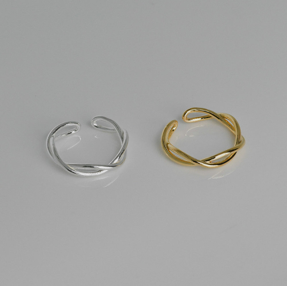 925 silver soft twist open ring_KWAJE059