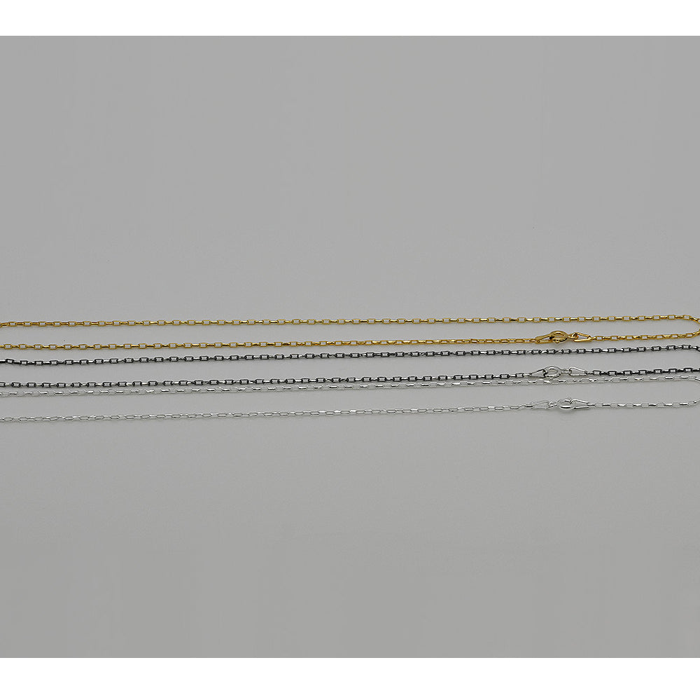 925 Silver Lolotaf Chain Necklace 40cm_KWAJE448