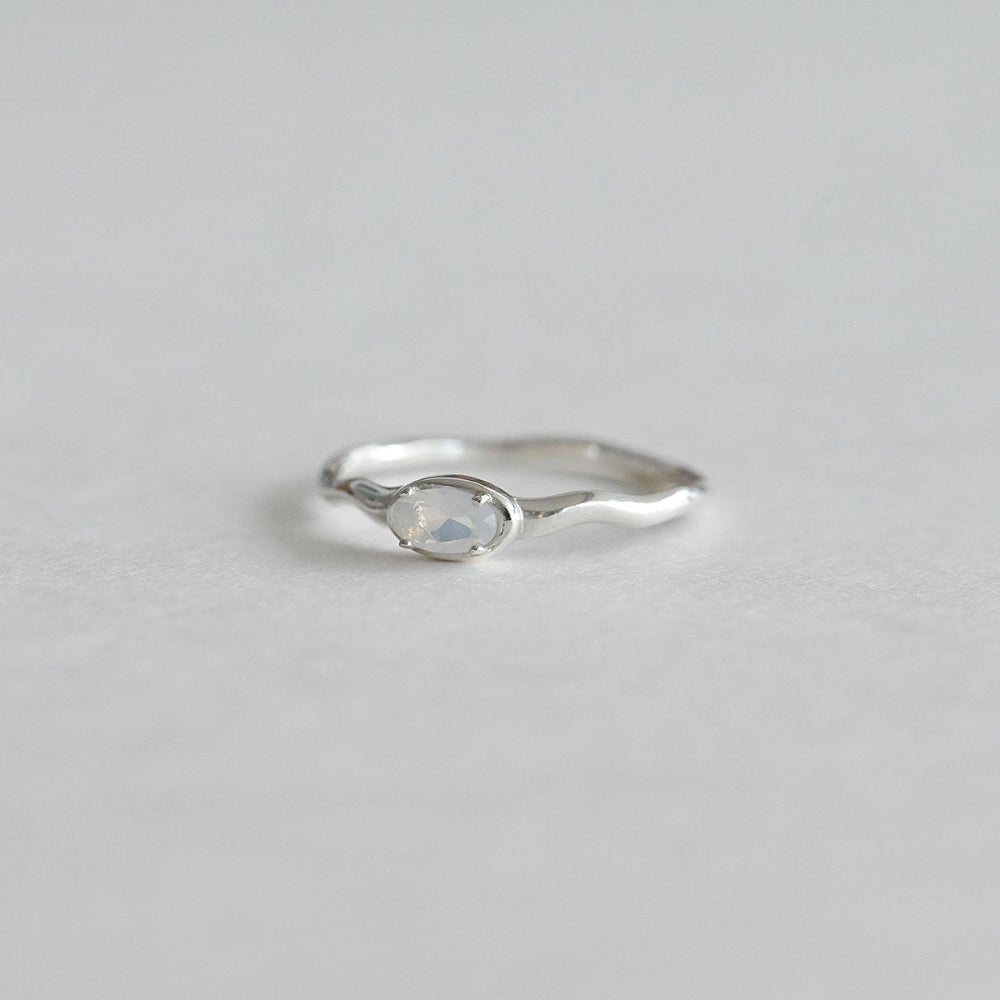 925 silver white oval ring_KWAJE436