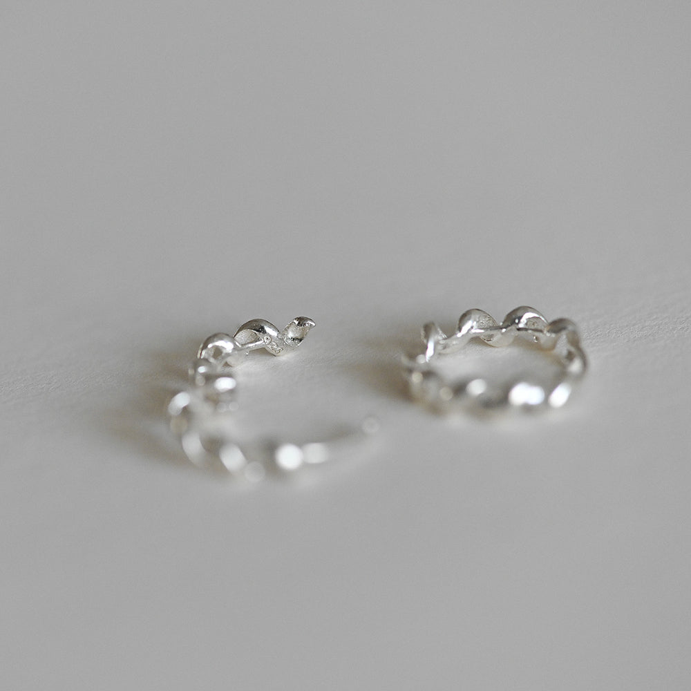 925 silver spring one touch earrings_KWAJE361