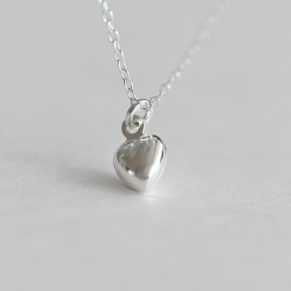 925 silver heart0 necklace_KWAJE633