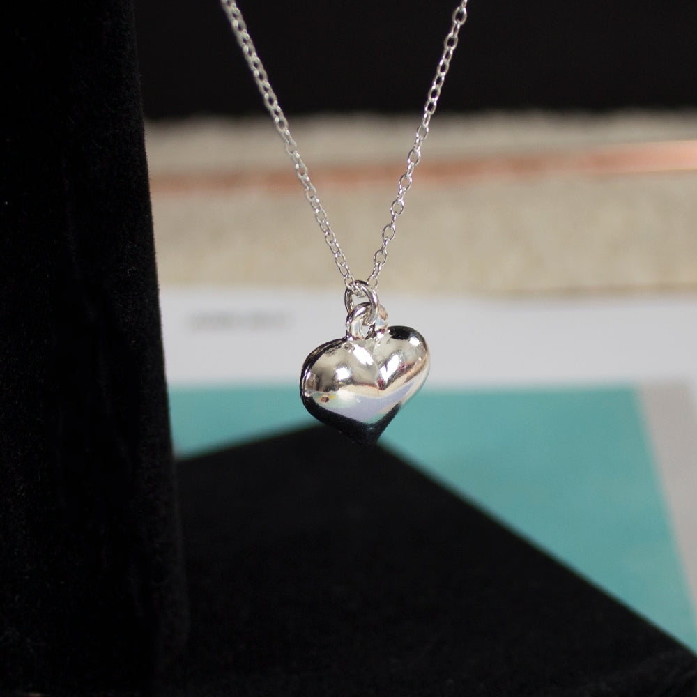 925 Silver Heart 3 Necklace_KWAJE091