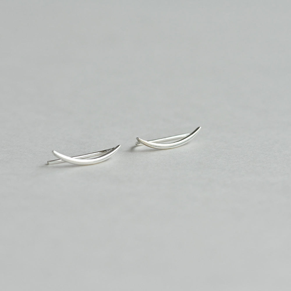 925 Silver Eyebrow Ear Climber_KWAJE486