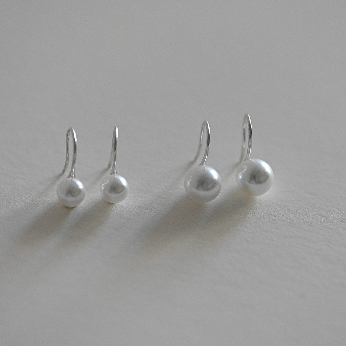 925 silver nuclear pearl hook earrings_KWAJE537