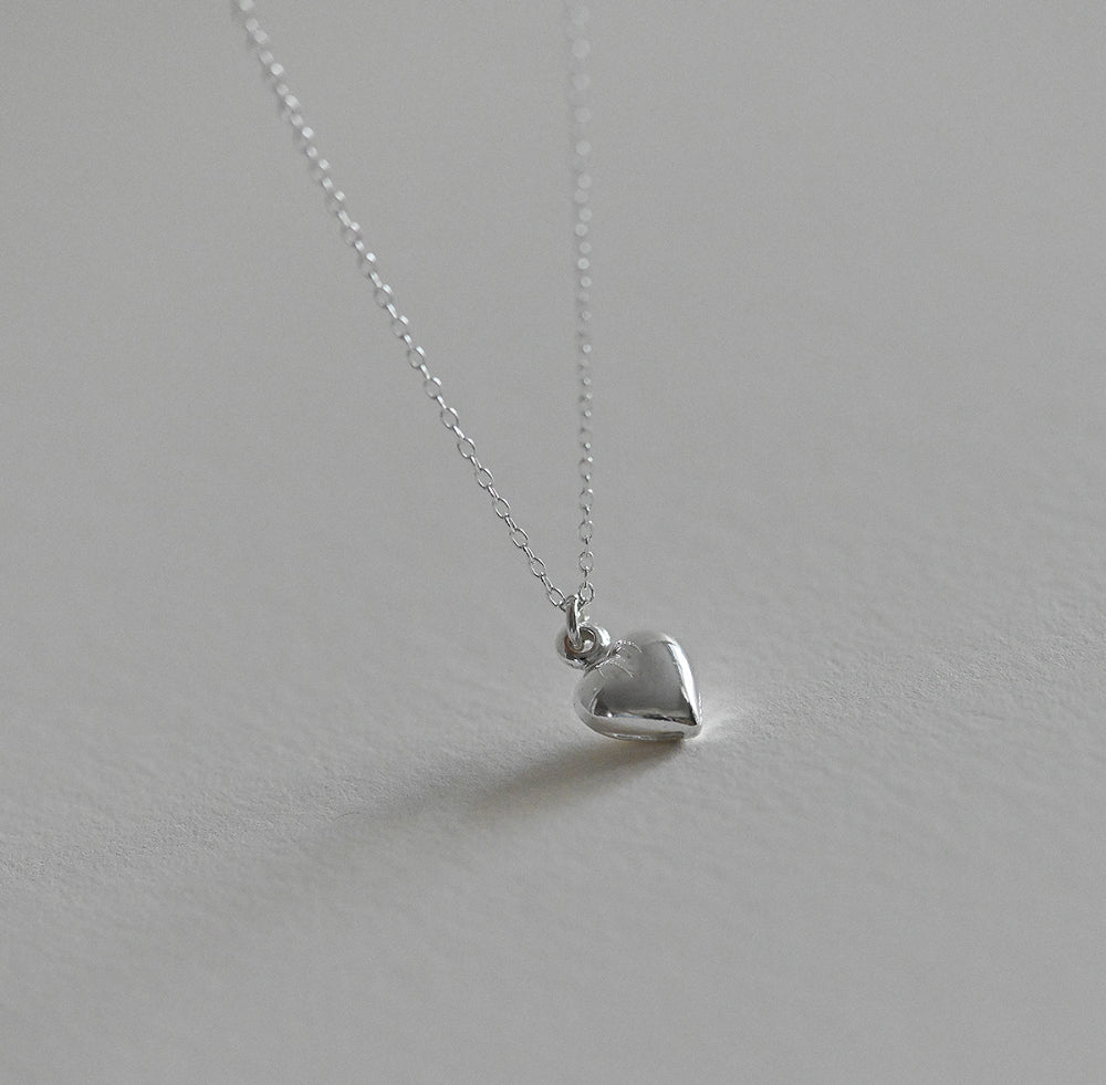 925 silver heart1 necklace_KWAJE634