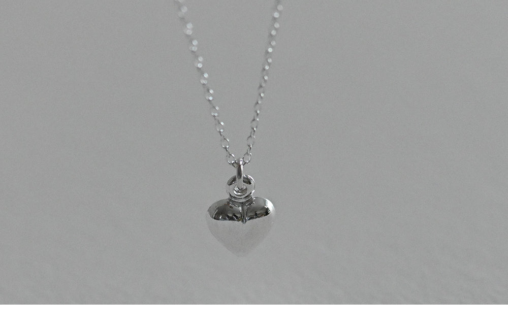 925 silver heart1 necklace_KWAJE634