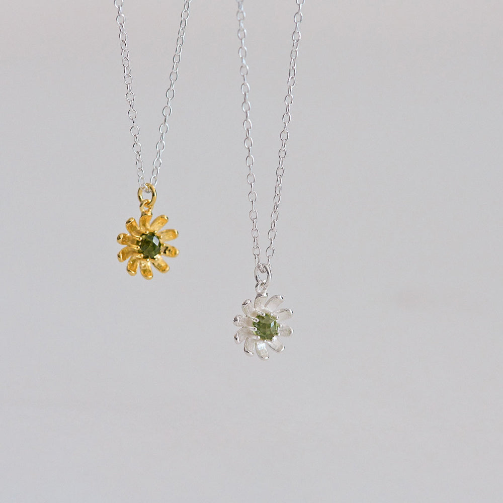 925 silver chamomile perry necklace_KWAJE631