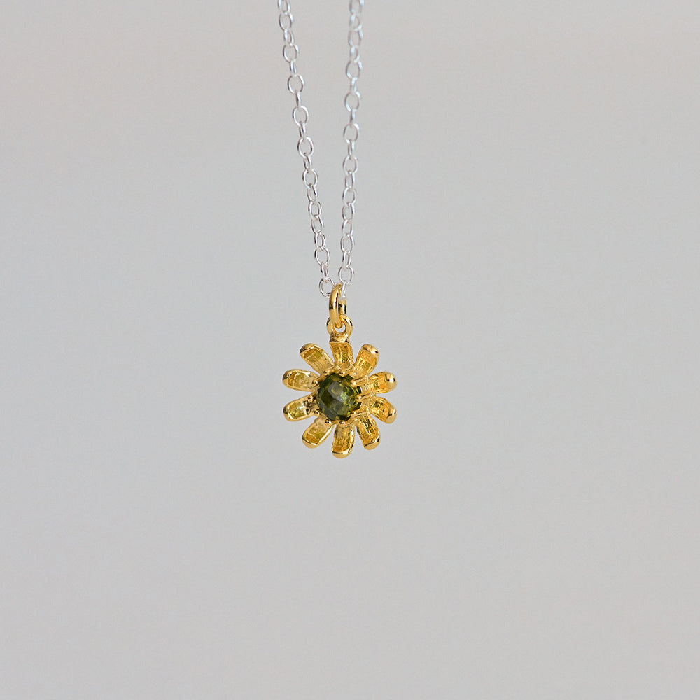 925 silver chamomile perry necklace_KWAJE631