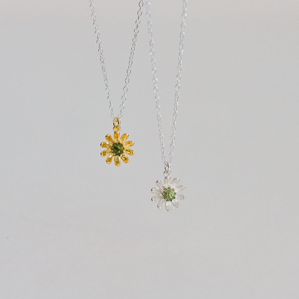 925 silver chamomile perry necklace_KWAJE631