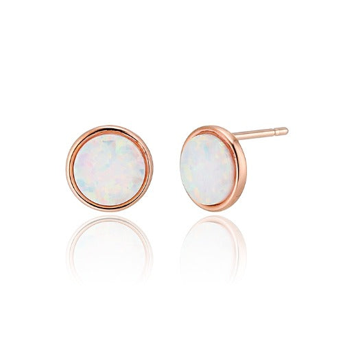 925 silver opal gemstone earrings_KWAJE522