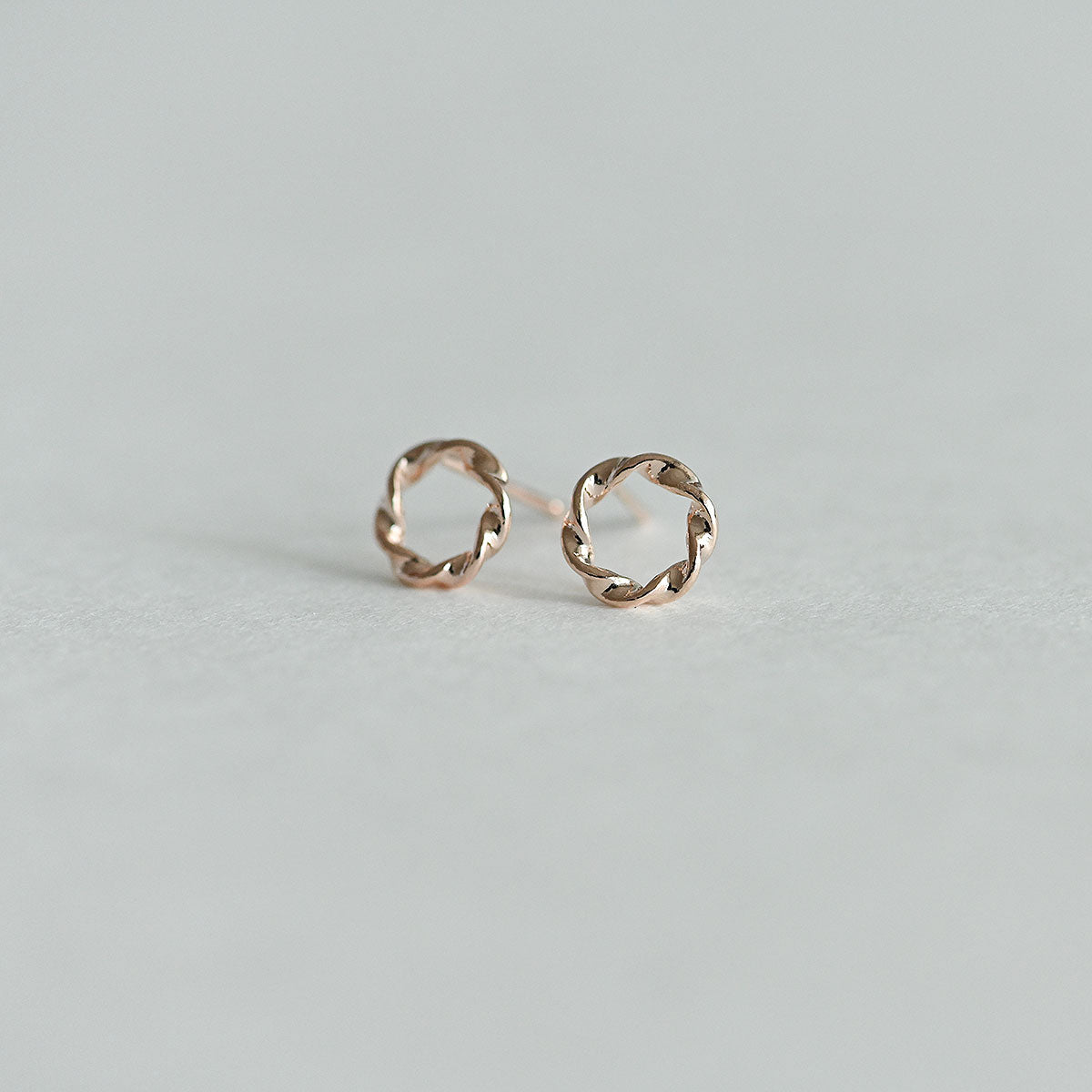 925 silver twilly stud earrings_KWAJE502