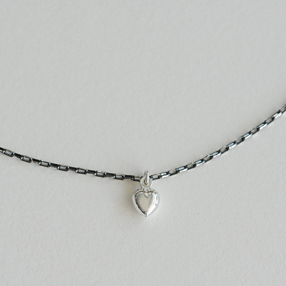 925 Silver Heart 0 Lolotaf Necklace_KWAJE419