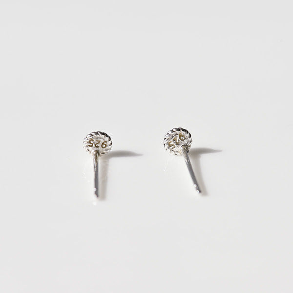 925 silver oil painting mini loret earrings_KWAJE492