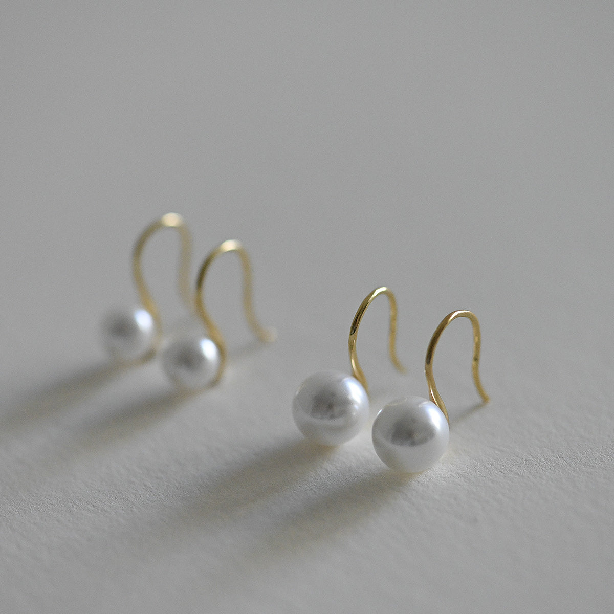 925 silver nuclear pearl hook earrings_KWAJE537