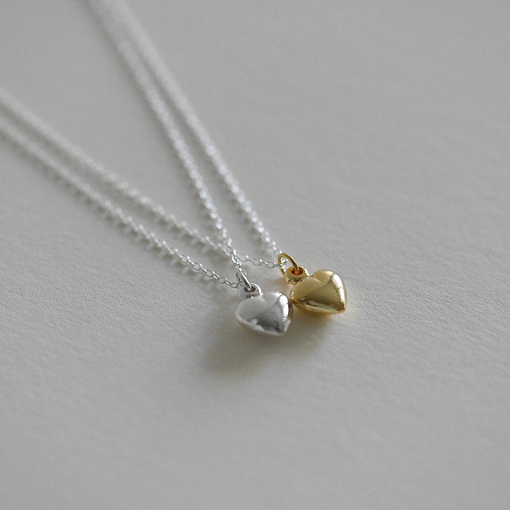 925 silver heart1 necklace_KWAJE634