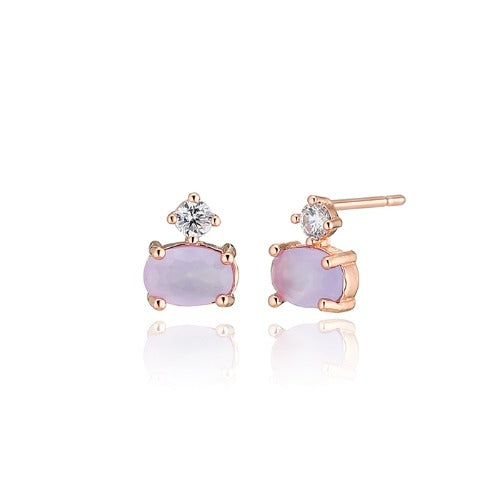 925 silver cubic air blue earrings_KWAJE519