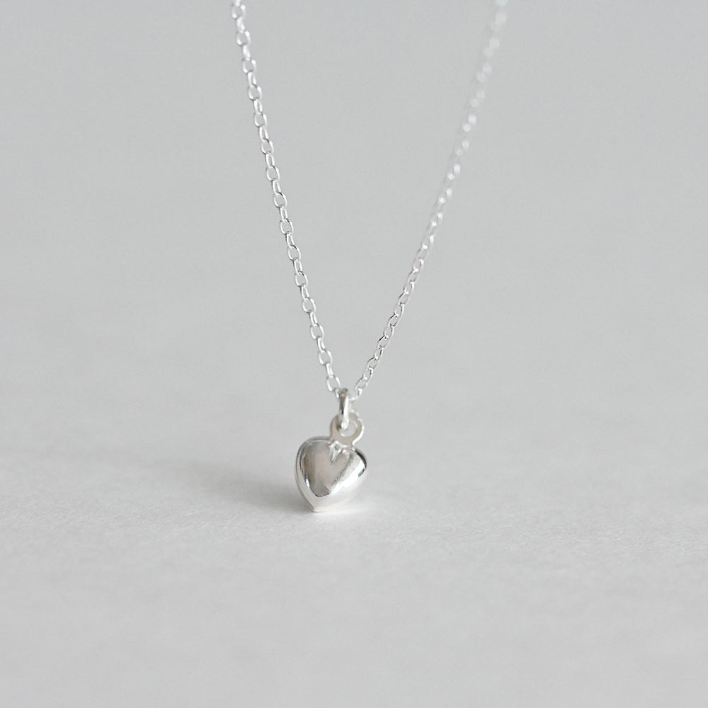 925 silver heart0 necklace_KWAJE633