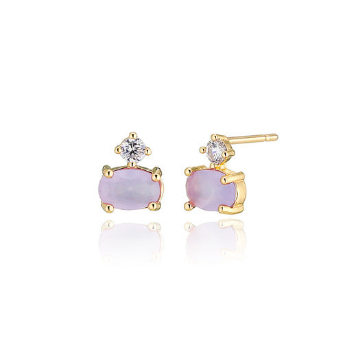 925 silver cubic air blue earrings_KWAJE519