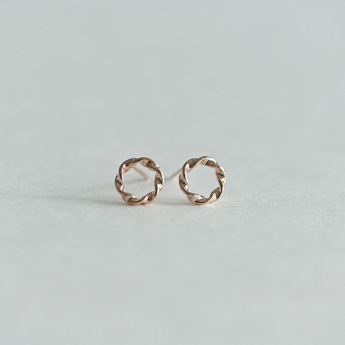 925 silver twilly stud earrings_KWAJE502